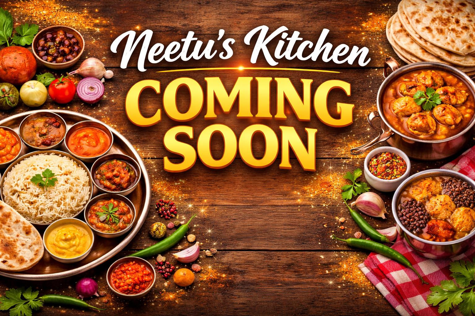 Neetu’s Kitchen — Coming Soon (Indian Cuisine)